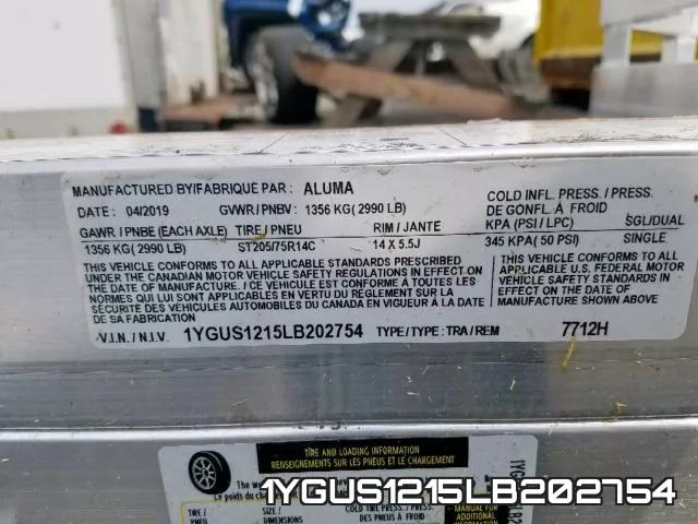 1YGUS1215LB202754 фото 2