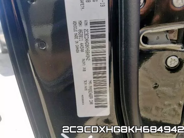 2C3CDXHG8KH684942 фото 2