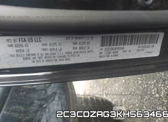 2C3CDZAG3KH563466 фото 10