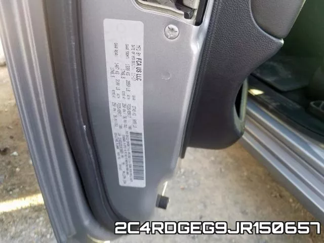 2C4RDGEG9JR150657 фото 2
