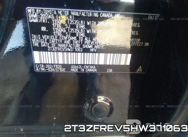 2T3ZFREV5HW371063 фото 10