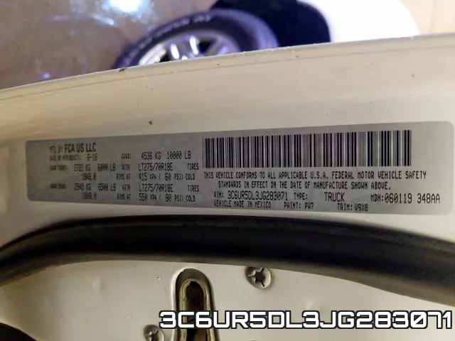 3C6UR5DL3JG283071 фото 2