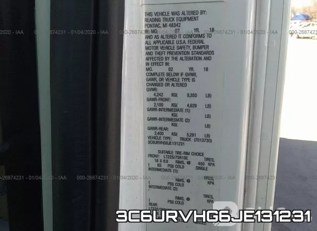 3C6URVHG6JE131231 фото 10