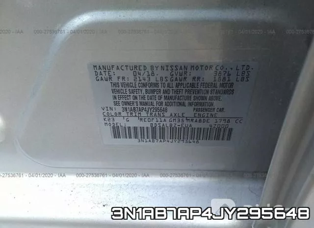 3N1AB7AP4JY295648 фото 10
