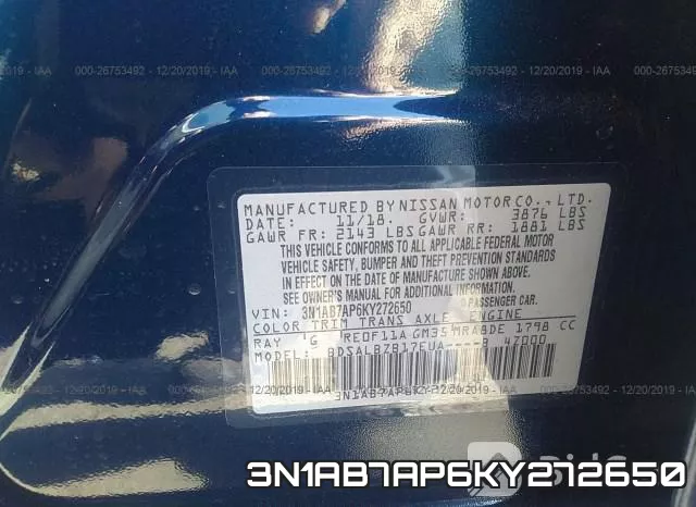3N1AB7AP6KY272650 фото 10