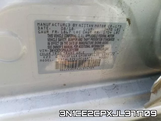 3N1CE2CPXJL371709 фото 2