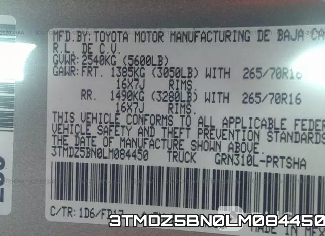 3TMDZ5BN0LM084450 фото 10