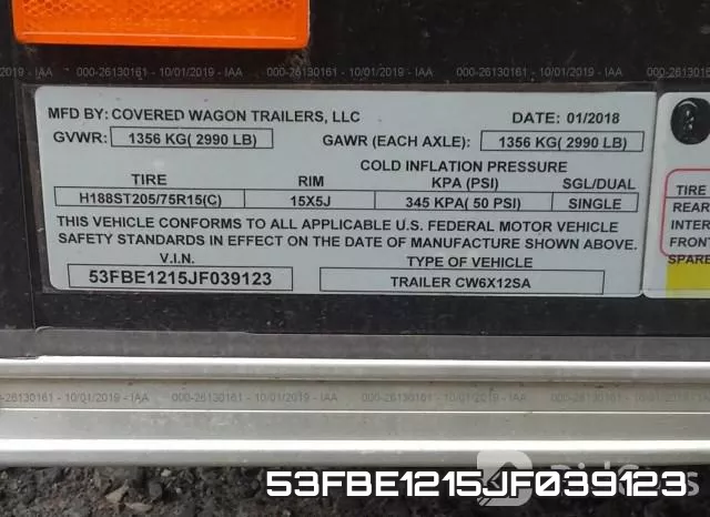 53FBE1215JF039123 фото 10