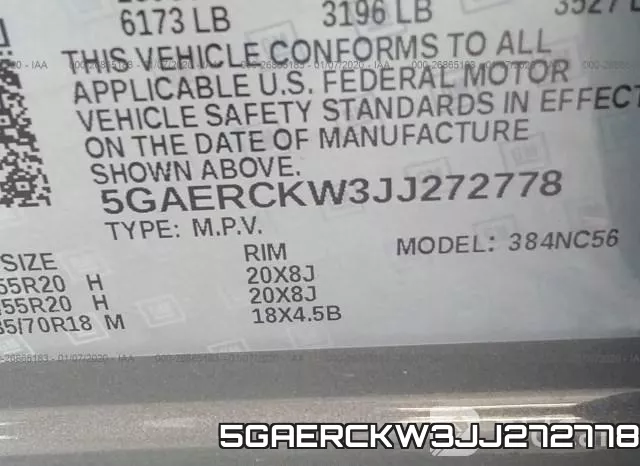 5GAERCKW3JJ272778 фото 10