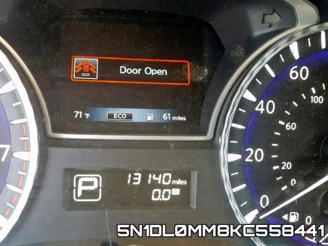 5N1DL0MM8KC558441 фото 9