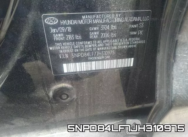 5NPD84LF7JH310975 фото 10
