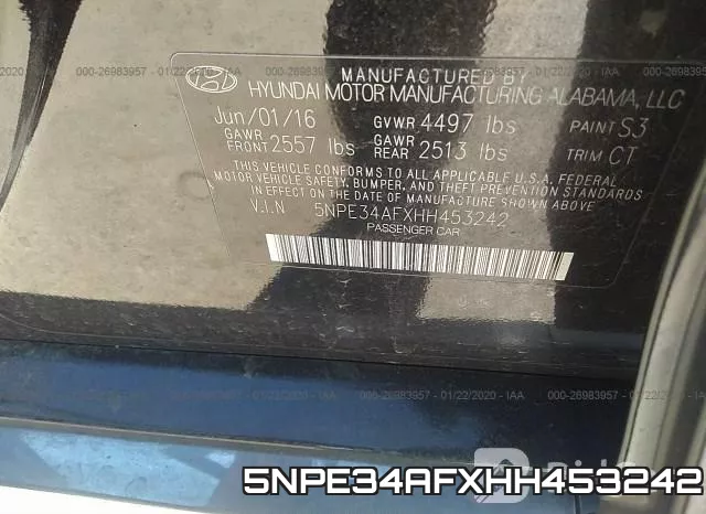 5NPE34AFXHH453242 фото 10