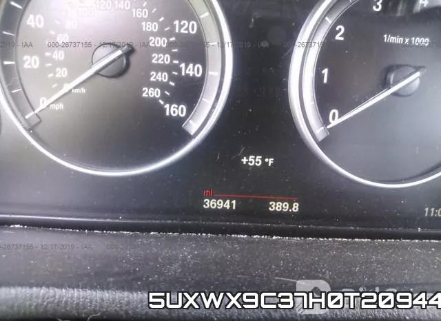 5UXWX9C37H0T20944 фото 8