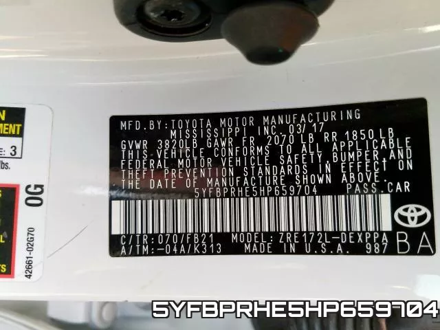 5YFBPRHE5HP659704 фото 2