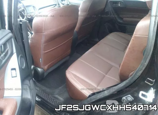 JF2SJGWCXHH540714 фото 9