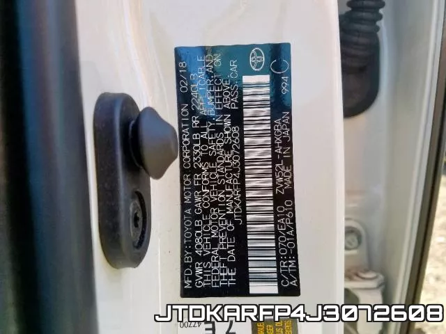 JTDKARFP4J3072608 фото 2