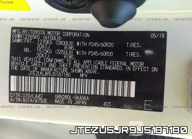JTEZU5JR9J5187180 фото 10