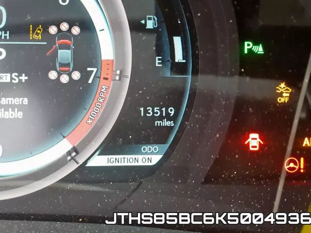 JTHS85BC6K5004936 фото 9
