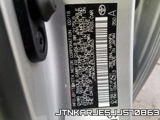 JTNKARJE5JJ570863 фото 2