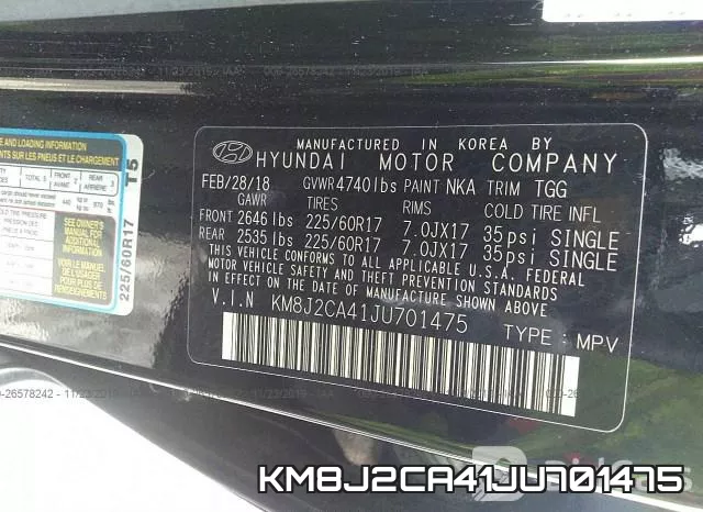 KM8J2CA41JU701475 фото 10