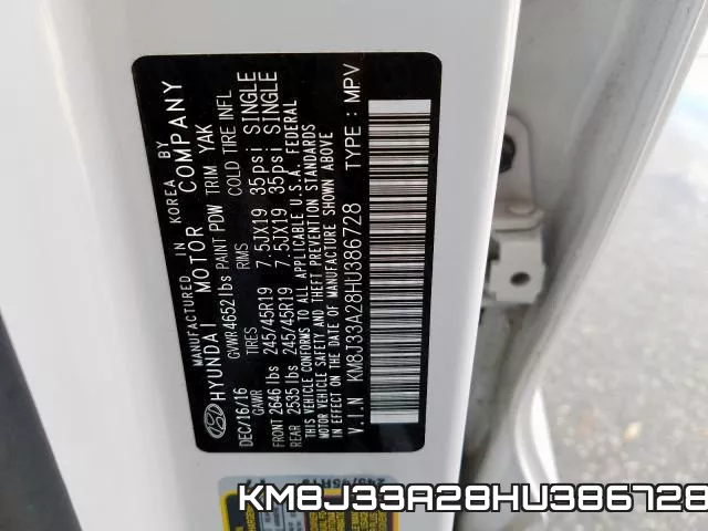 KM8J33A28HU386728 фото 2