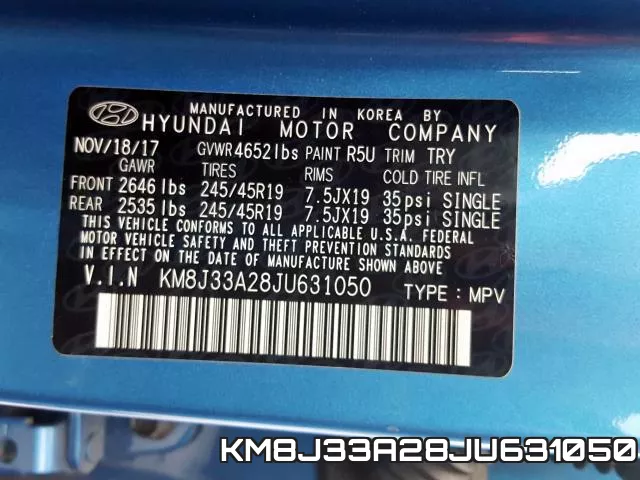 KM8J33A28JU631050 фото 2