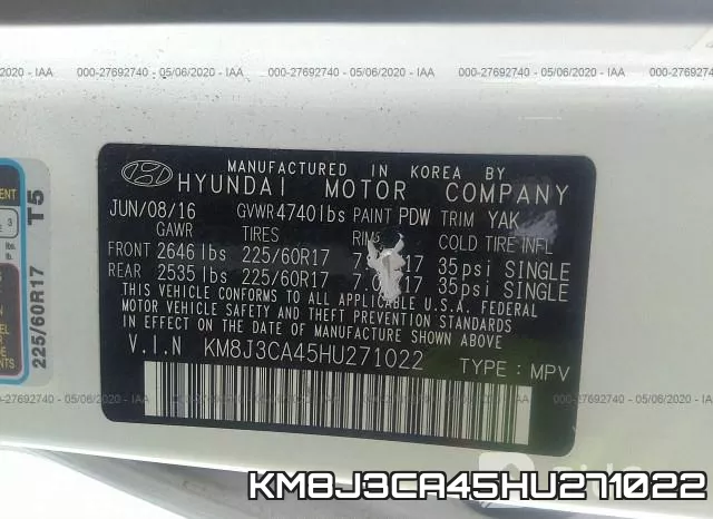 KM8J3CA45HU271022 фото 10