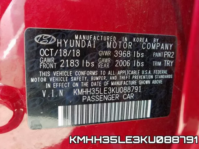 KMHH35LE3KU088791 фото 2