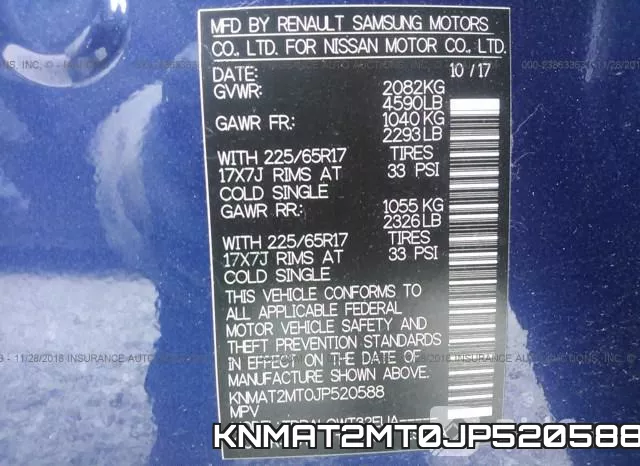 KNMAT2MT0JP520588 фото 10