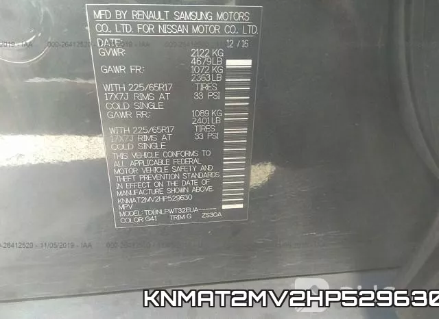 KNMAT2MV2HP529630 фото 10