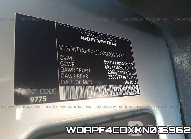 WDAPF4CDXKN016962 фото 10
