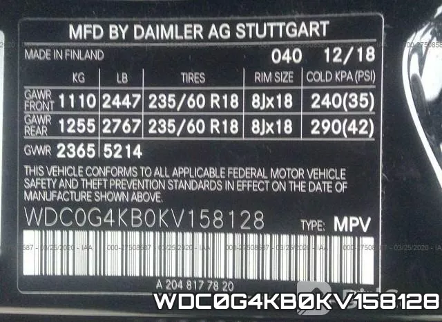 WDC0G4KB0KV158128 фото 10