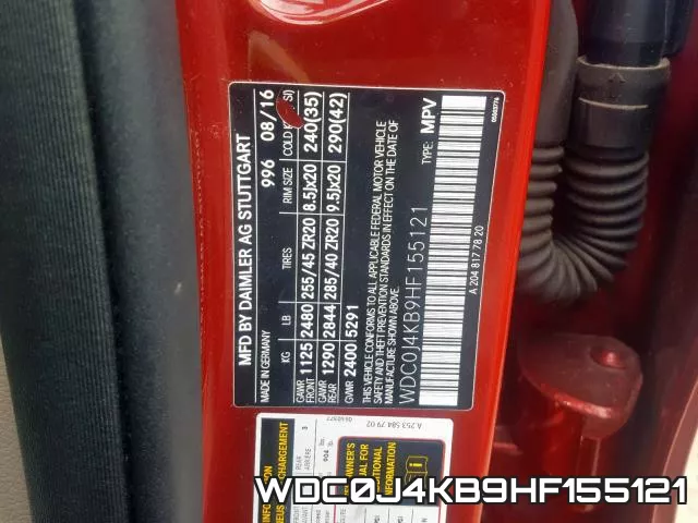 WDC0J4KB9HF155121 фото 2