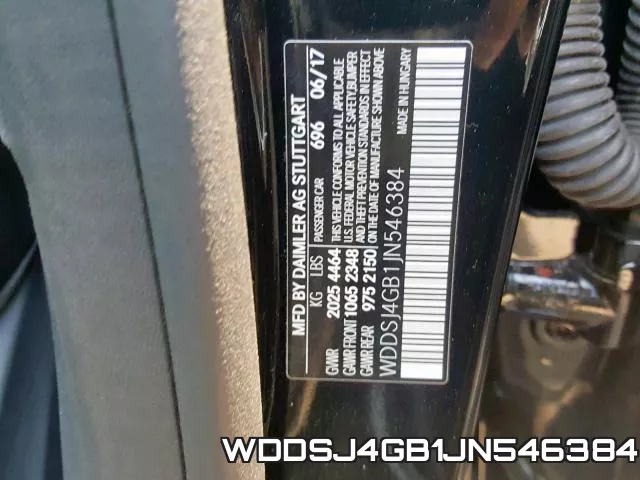 WDDSJ4GB1JN546384 фото 2