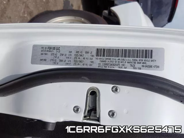 1C6RR6FGXKS625475 фото 2