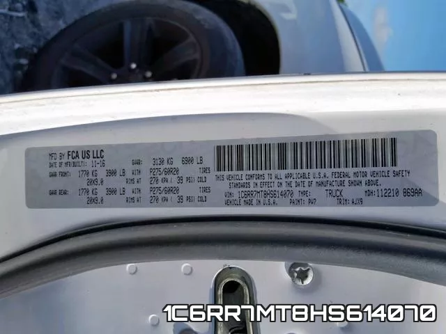 1C6RR7MT8HS614070 фото 2