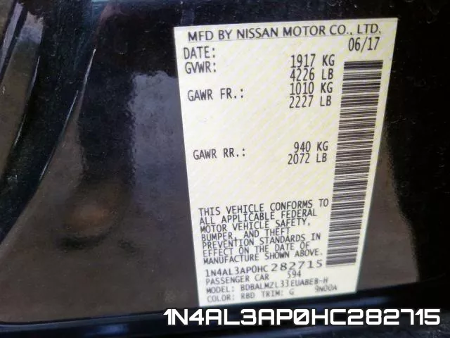 1N4AL3AP0HC282715 фото 2