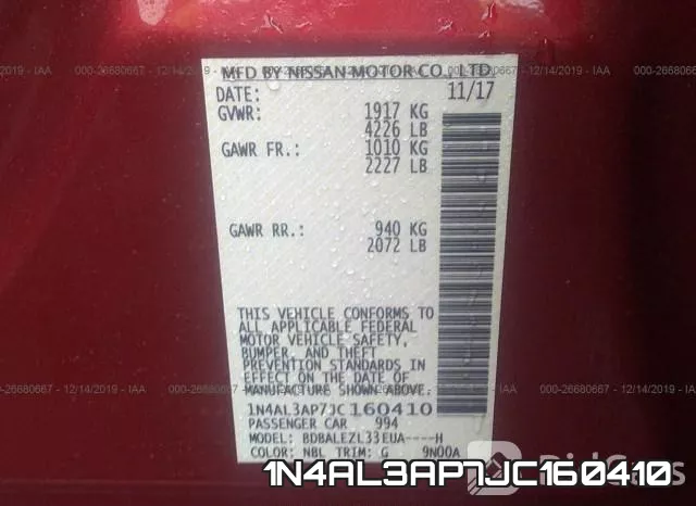 1N4AL3AP7JC160410 фото 10