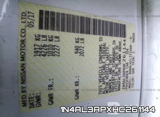 1N4AL3APXHC261144 фото 10