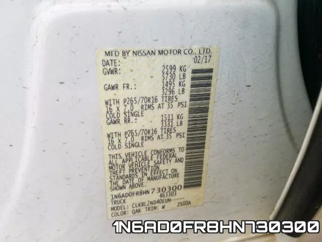 1N6AD0FR8HN730300 фото 2
