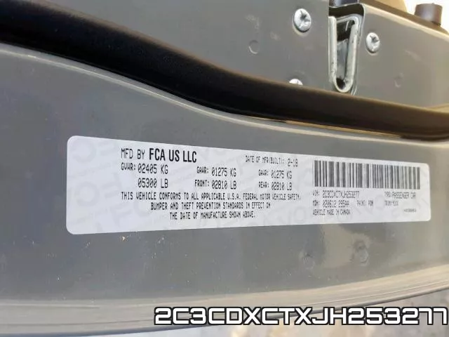 2C3CDXCTXJH253277 фото 2