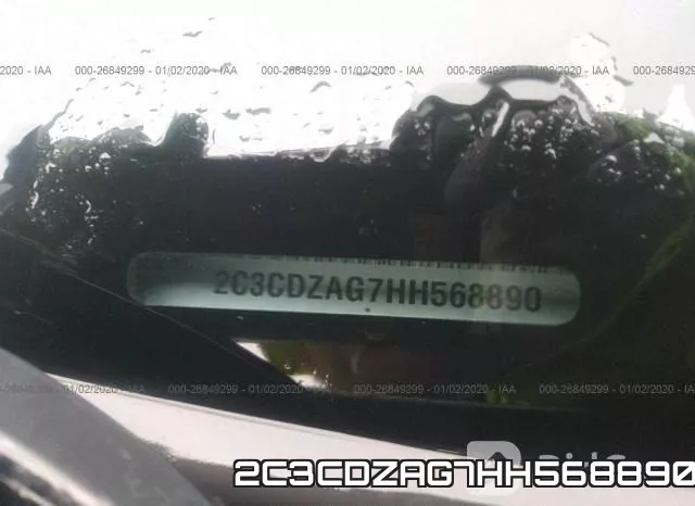 2C3CDZAG7HH568890 фото 10
