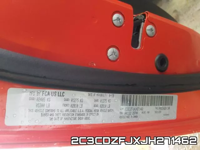2C3CDZFJXJH271462 фото 2