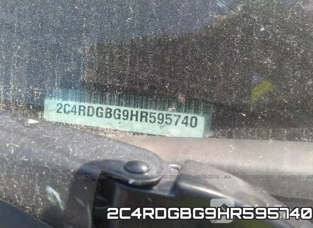 2C4RDGBG9HR595740 фото 10