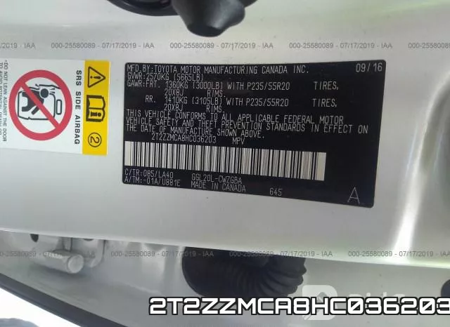 2T2ZZMCA8HC036203 фото 10