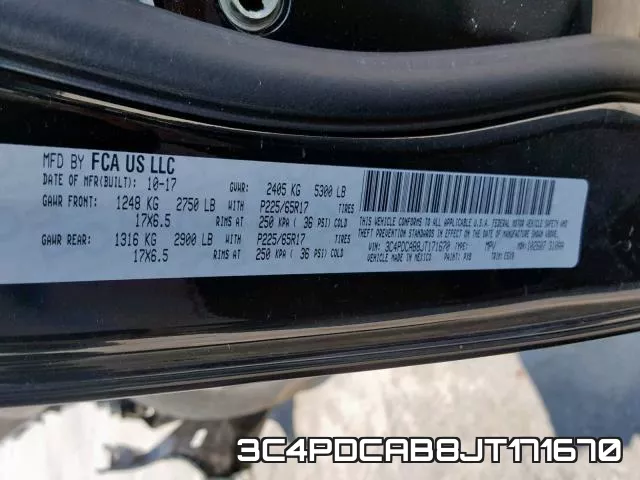 3C4PDCAB8JT171670 фото 2