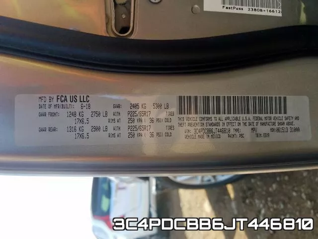 3C4PDCBB6JT446810 фото 2