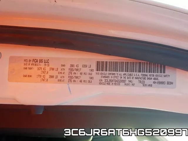 3C6JR6AT6HG520997 фото 2