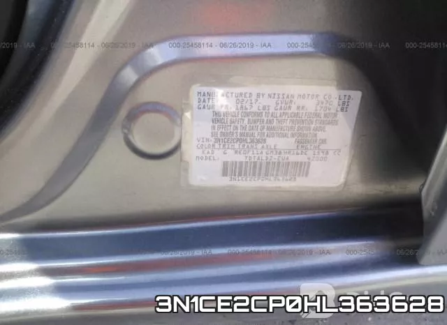 3N1CE2CP0HL363628 фото 10