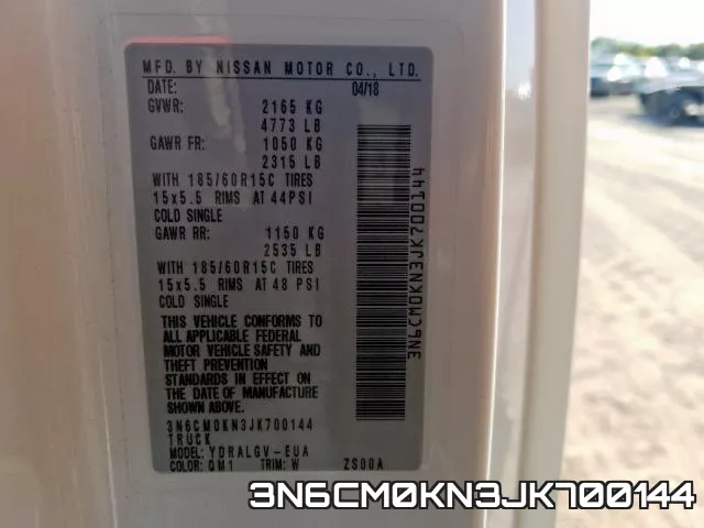 3N6CM0KN3JK700144 фото 2